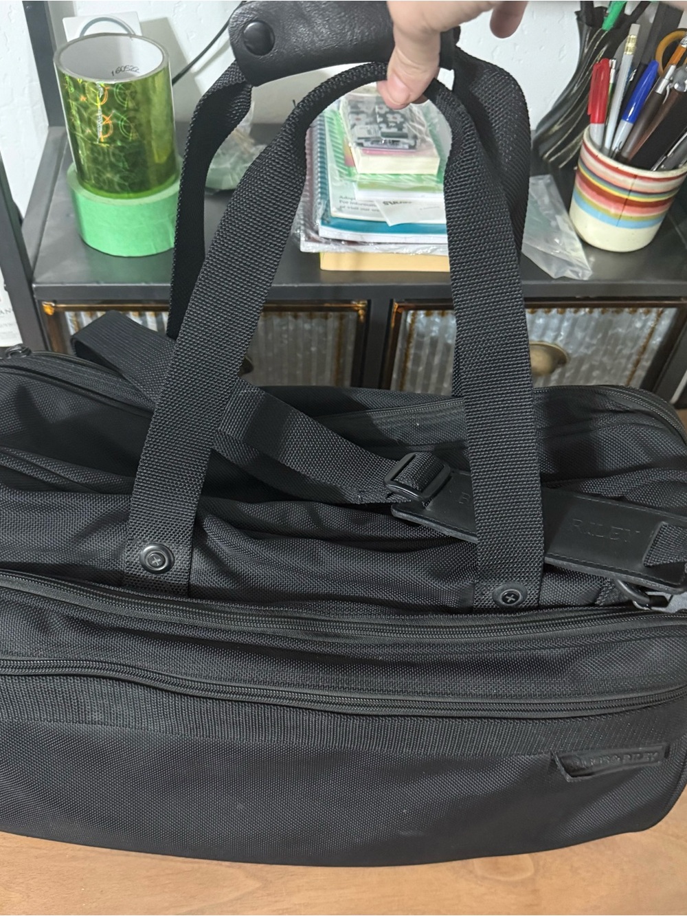 Briggs & Riley Black Men's Travel Duffel Bag